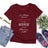 Lebonshirt® T-shirt Premium Femme 100% Coton Bio - C'est Compliqué d'Être Une Maman Et Une Infirmière A La Fois Mais ça va Je Gére - L220422S19 - Bordeaux