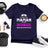 Lebonshirt® T-shirt Premium Femme 100% Coton Bio - Je Suis Une Maman Et Une Infirmière, Rien Ne m'Effraye - L220422S19 - Marine