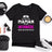 Lebonshirt® T-shirt Premium Femme 100% Coton Bio - Je Suis Une Maman Et Une Infirmière, Rien Ne m'Effraye - L220422S19 - Noir