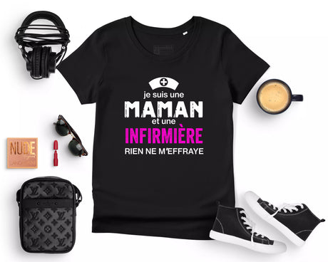 Lebonshirt® T-shirt Premium Femme 100% Coton Bio - Je Suis Une