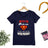 Lebonshirt® T-shirt Premium Femme Coton Bio - Je Suis Maman, Et Vous, Quel Est Votre Super Pouvoir, Cadeau Super Maman - L060522S21 - Marine