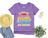 Lebonshirt® T-shirt Premium Femme Coton Bio - Je Suis Une Super Maman Qui Déchire - L050522S12 - Lavande