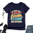 Lebonshirt® T-shirt Premium Femme Coton Bio - Je Suis Une Super Maman Qui Déchire - L050522S12 - Marine