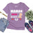 Lebonshirt® T-shirt Premium Femme En Coton Bio - Maman En 2023 - Cadeau Femme Enceinte & Jeune Maman - L220422S18 - Lanvande