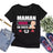 Lebonshirt® T-shirt Premium Femme En Coton Bio - Maman En 2023 - Cadeau Femme Enceinte & Jeune Maman - L220422S18 - Noir