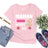 Lebonshirt® T-shirt Premium Femme En Coton Bio - Maman En 2023 - Cadeau Femme Enceinte & Jeune Maman - L220422S18 - Rose