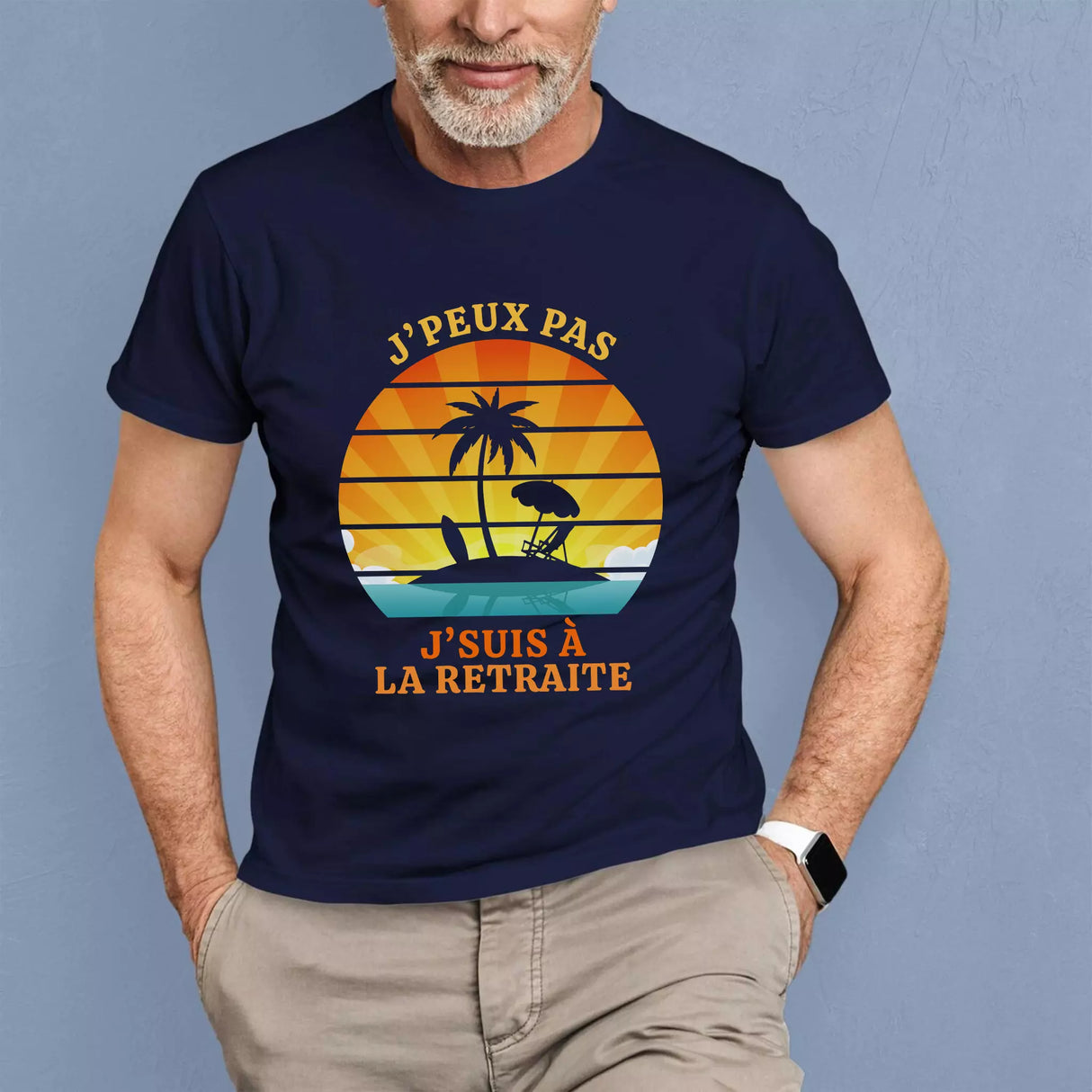 Tee-shirt Super Retraité Homme humoristique M, L, XL