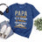 Lebonshirt® T-shirt Premium Homme 100% Coton Bio - Papa, On A Essayé De Te Trouver Le Meilleur Cadeau Possible Mais Tu Nous As Déjà - Indigo