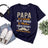 Lebonshirt® T-shirt Premium Homme 100% Coton Bio - Papa, On A Essayé De Te Trouver Le Meilleur Cadeau Possible Mais Tu Nous As Déjà - Marine