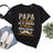 Lebonshirt® T-shirt Premium Homme 100% Coton Bio - Papa, On A Essayé De Te Trouver Le Meilleur Cadeau Possible Mais Tu Nous As Déjà - Noir