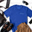 Lebonshirt® T-shirt Premium Homme 100% Coton Bio - Papa d'Amour - Cadeau Parfait Pour Père - L230422S30 - Bleu