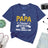 Lebonshirt® T-shirt Premium Homme Coton Bio - Ce Papa Génial Apparteint À, Cadeau Perrsonnalisé Pour Papa Fête Des Pères - L090522S25 - Indigo