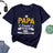 Lebonshirt® T-shirt Premium Homme Coton Bio - Ce Papa Génial Apparteint À, Cadeau Perrsonnalisé Pour Papa Fête Des Pères - L090522S25 - Marine