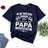 Lebonshirt® T-shirt Premium Homme Coton Bio - Je Ne Suis Pas Parfait Mais Je Suis Un Super Papa - L100522S24 - Marine