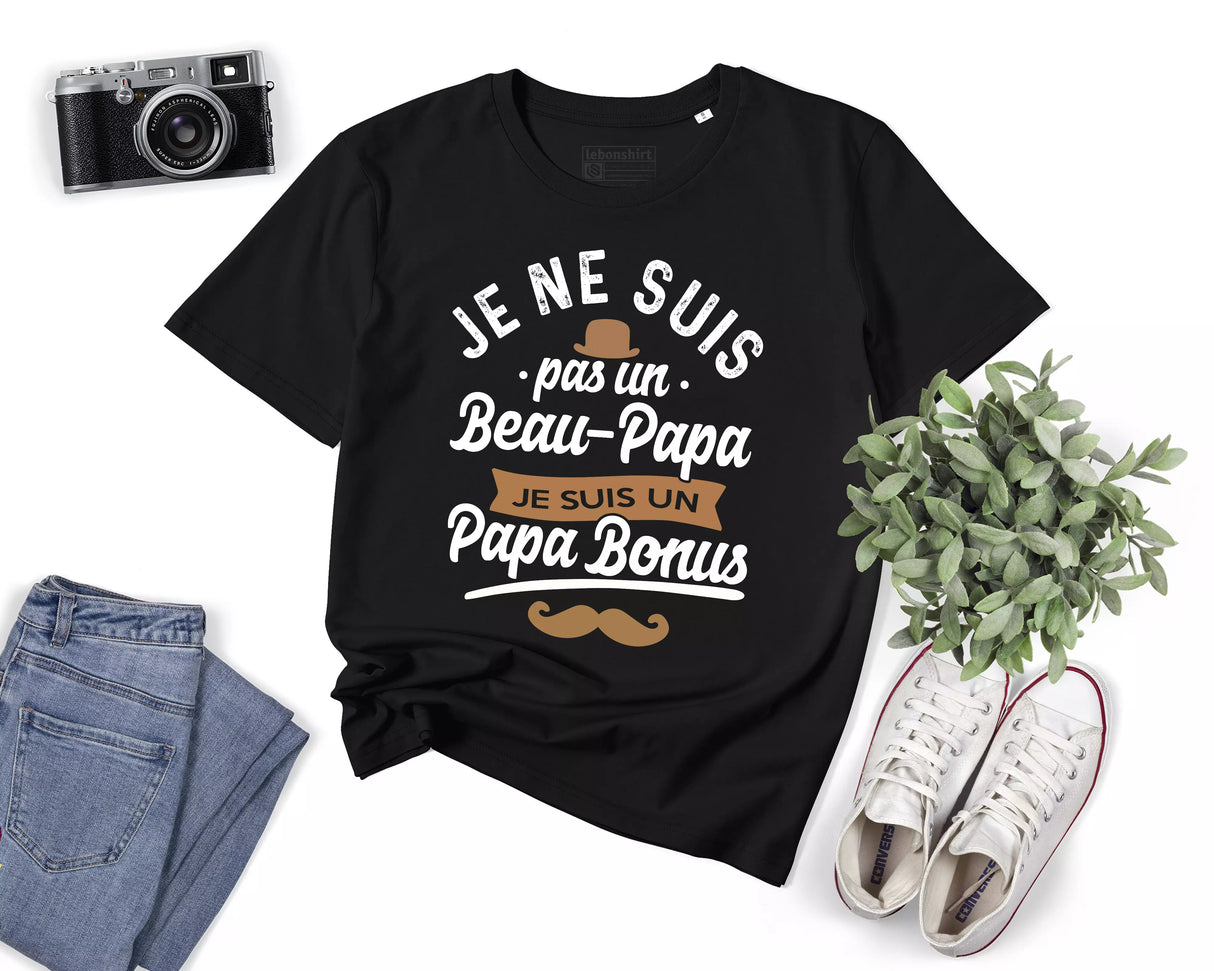 t-shirt beau-papa, papa bonus –