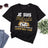 Lebonshirt® T-shirt Premium Homme Coton Bio - Je Suis Retraité - Mon Boulot Est De Conduire Un Camping Car - L270423S25 - Noir