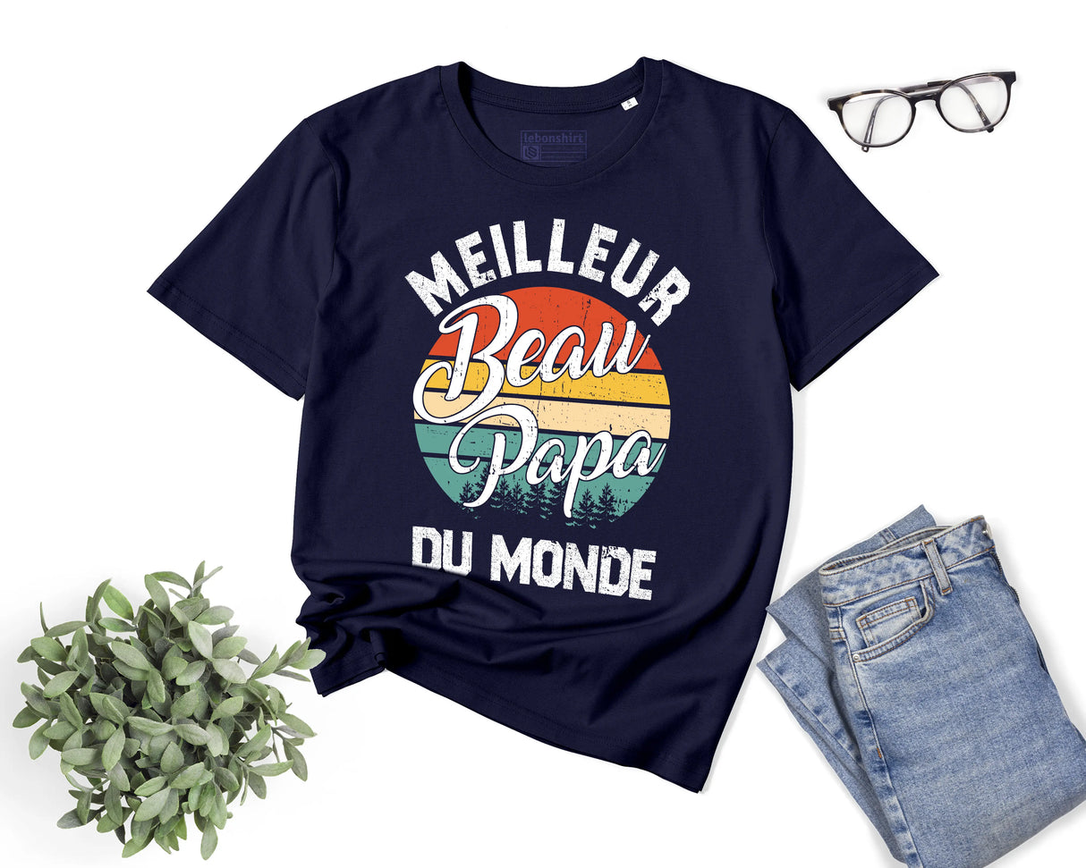 Tee shirt discount meilleur beau papa