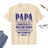 Lebonshirt® T-shirt Premium Homme Coton Bio - Papa, On A Essayé De Te Trouver Le Meilleur Cadeau Possible, Mais Tu Nous As Déjà - L010122S01 Naturel