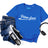 Lebonshirt® T-shirt Premium Homme Coton Bio - Pèrefect, Cadeau Original Papa Parfait - L050522S14 - Bleu