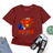 Lebonshirt® T-shirt Premium Homme Coton Bio - Super Papa, Drapeau France, Cadeau Idéal Pour Papa Héro - L100522S27 - Bordeaux